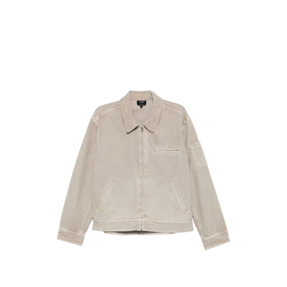 A.P.C. Neutrals Jackets - Denim Jackets Men